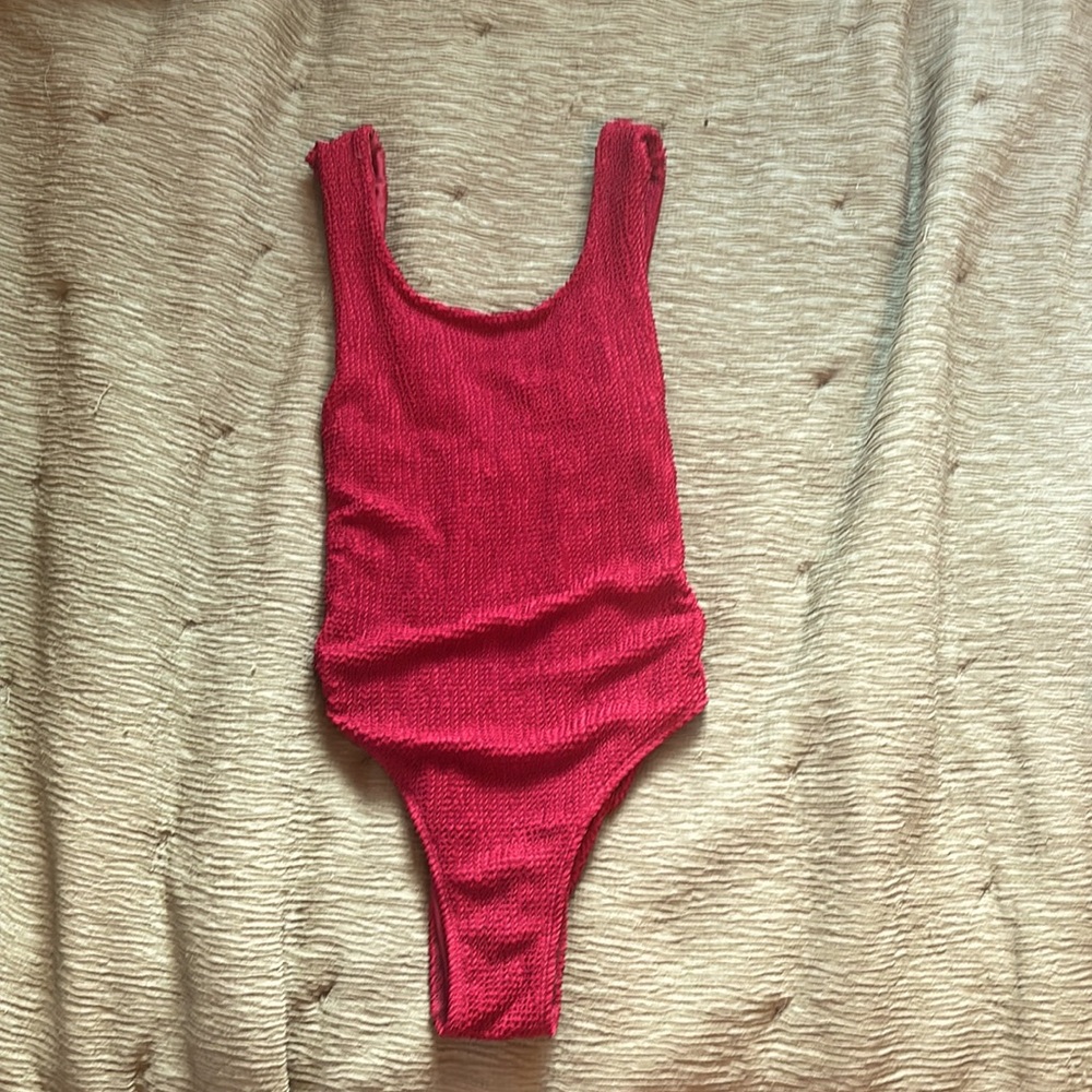 Seea Red One-Piece Swim Suit